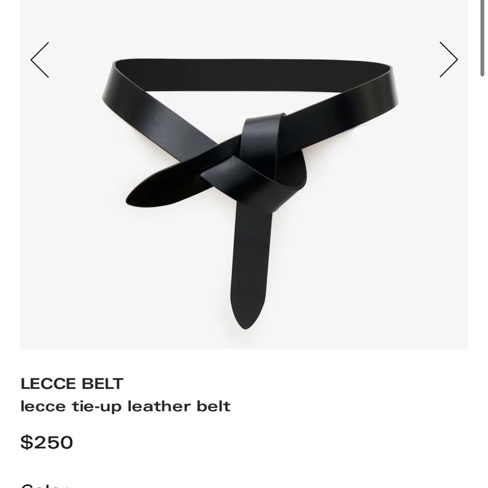 Isabel marant ceinture lecce black belt small NWT